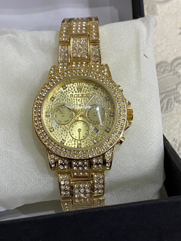 ROLEX STONED WATCH