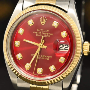 Rolex Day Date With Red Dial
