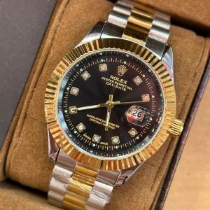 Rolex With Black Dial