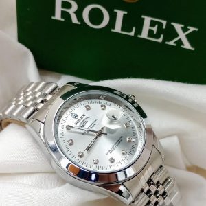Rolex With White Dial